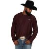 Ariat Men’s Charger Logo T-Shirt(Malbec Heather)
