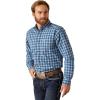 Ariat Mens Pro Series Gradison Fitted Shirt(Sky Blue)