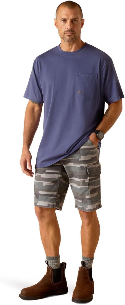 imageARIAT Mens Rebar Cotton Strong Stacking DimesBlue Indigo