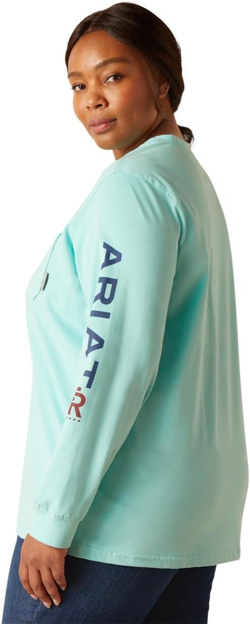 imageARIAT Plus Size FR Stretch Logo TShirtPool Blue