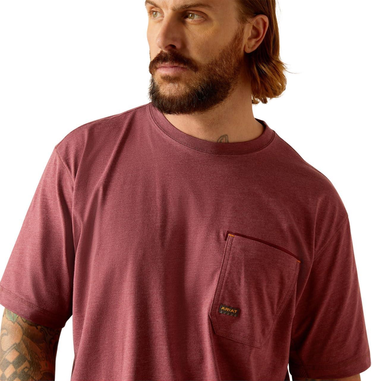 imageAriat Mens Rebar Workman 360 AirflowBurgundy Heather