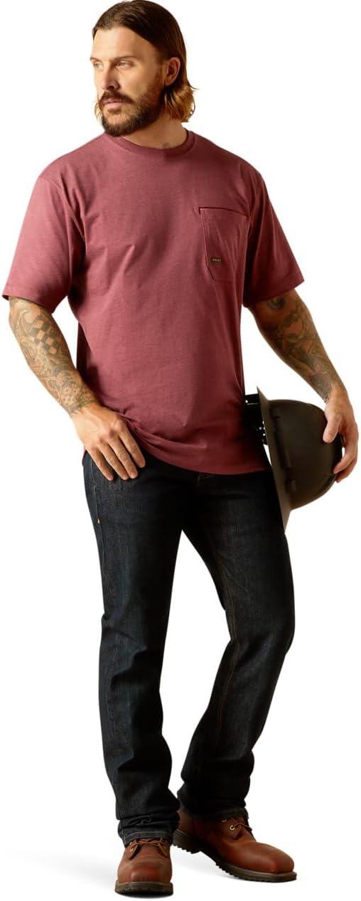imageAriat Mens Rebar Workman 360 AirflowBurgundy Heather