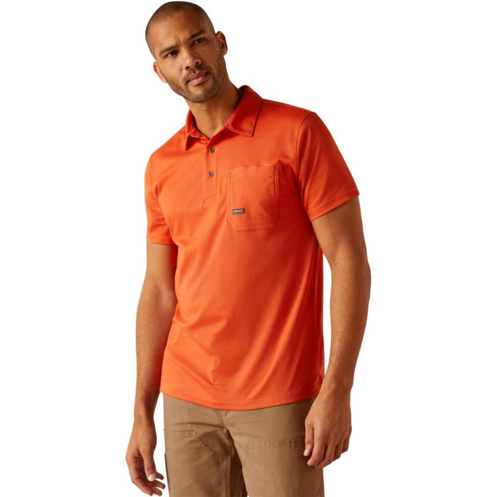 imageARIAT Mens Rebar ForemanOrange Rust