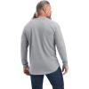 ARIAT Men’s Rebar Cotton Strong Long Sleeve Shirt(Heather Grey)