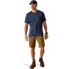 ARIAT Mens Rebar Evolution Athletic Fit T-Shirt(Navy)