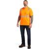 ARIAT Mens Rebar Hi-vis Ansi T-Shirt(Hi-vis Orange)