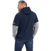 ARIAT Men’s Rebar Workman Dually Hoodie(Navy/Heather Grey)