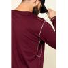 ARIAT Mens Rebar Workman Logo Long Sleeve Crew(Malbec)