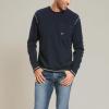 ARIAT Mens Rebar Workman Logo Long Sleeve Crew(Navy)