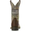 ARIAT Patriot Western Boot(Distressed Brown/Sage Camo Print)