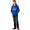 ARIAT boys Breakthru Hoodie(Surf the Web)