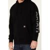 ARIAT womens Rebar Roughneck Pullover Hoodie(Black)