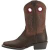 Ariat Heritage Roughstock Western Boots – Kids’ Leather Country Riding Boot(Brown Oiled Rowdy)