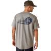 Ariat Men’s Rebar Cotton Strong Burning Rubber(Heather Grey)