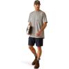 Ariat Men’s Rebar Cotton Strong Burning Rubber(Heather Grey)