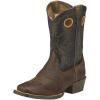 Ariat Heritage Roughstock Western Boots – Kids’ Leather Country Riding Boot(Distressed Brown/Black)