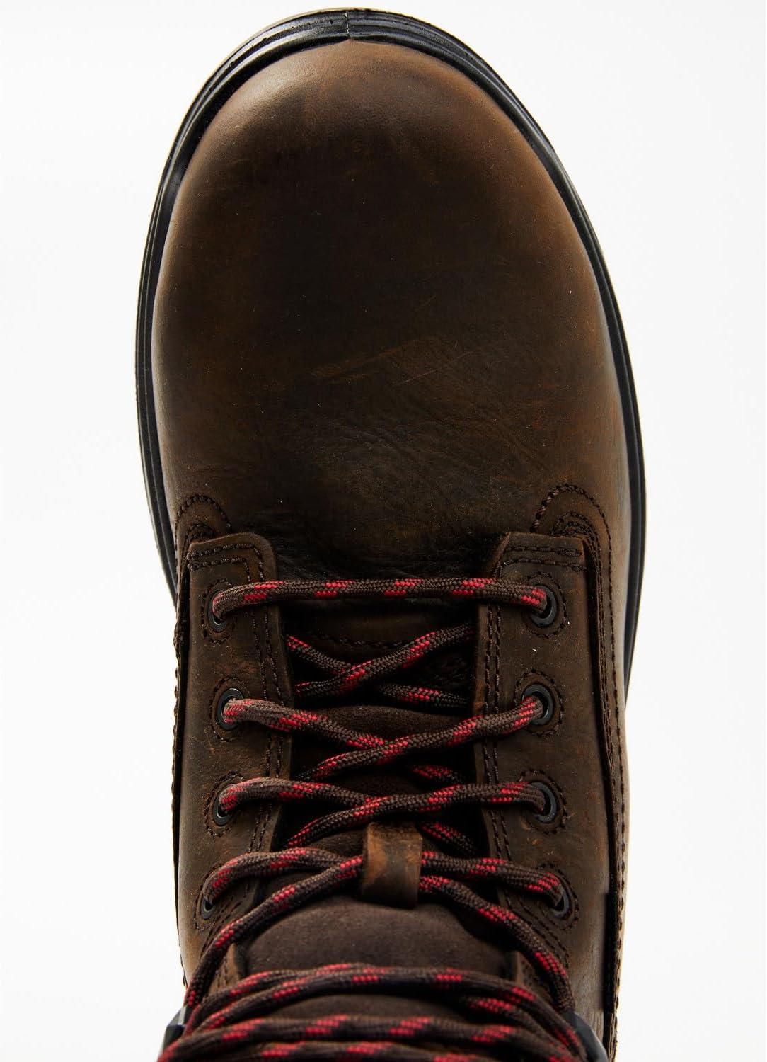 imageARIAT Mens Turbo 8quot USA Assembled Waterproof Carbon Toe Work Boot WesternRich Brown