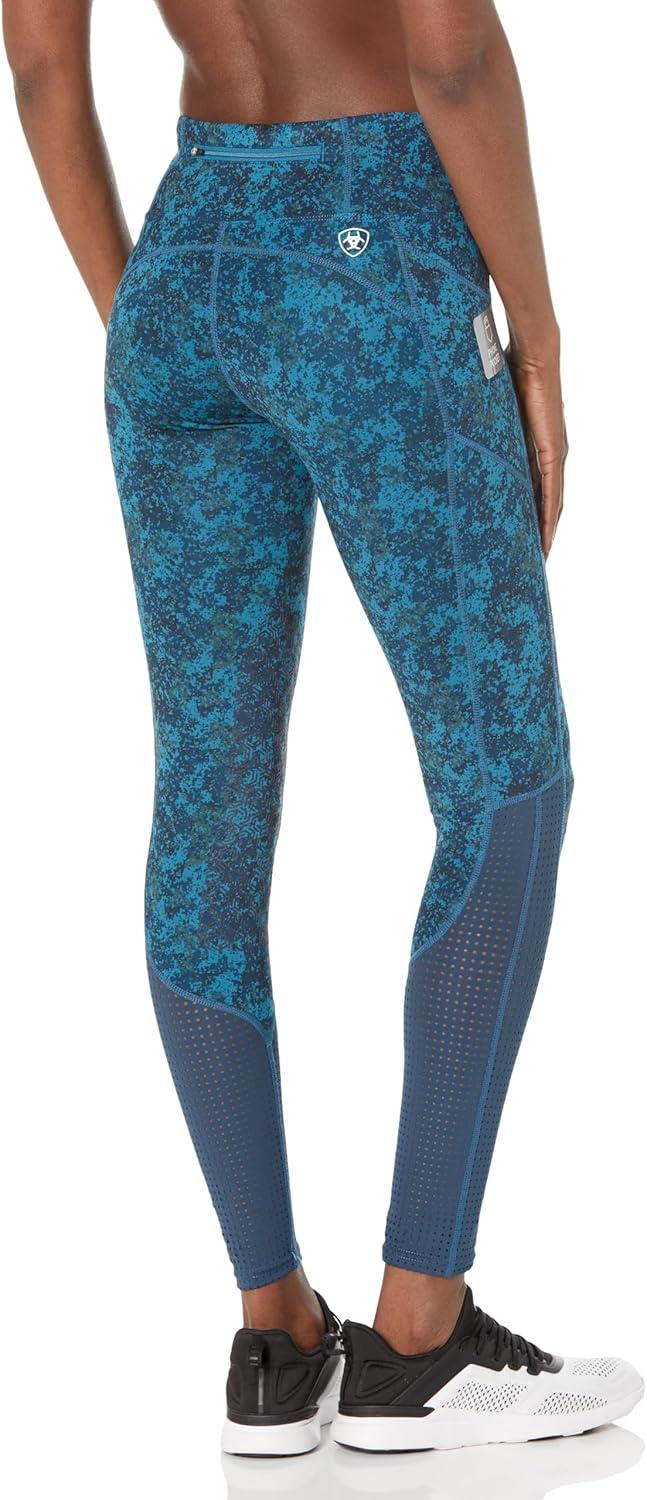 imageARIAT Womens Eos Knee Patch TightDeep Petroleum Camo Floral