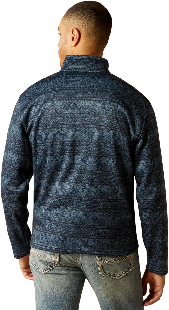 imageARIAT mens Wesley SweaterBlue Southwest Serape
