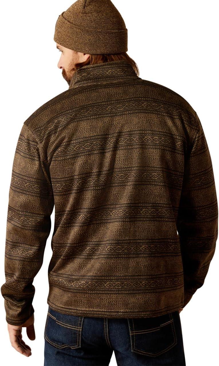 imageARIAT mens Wesley SweaterBrown Southwest Serape