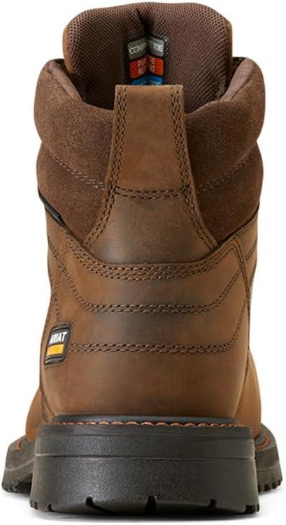 imageAriat Mens Rigtek 6quot CSA Waterproof Composite Toe Work Boot IndustrialOily Distressed Brown