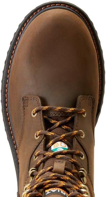 imageAriat mens Rigtek 8quot Csa Waterproof Composite Toe Work BootOily Distressed Brown