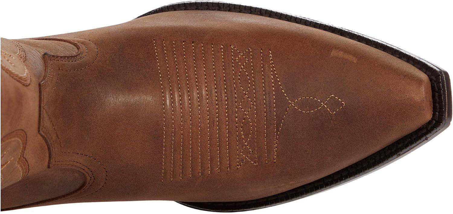 imageAriat womens Heritage X Toe Elastic Wide Calf Western BootWestern BootBrown