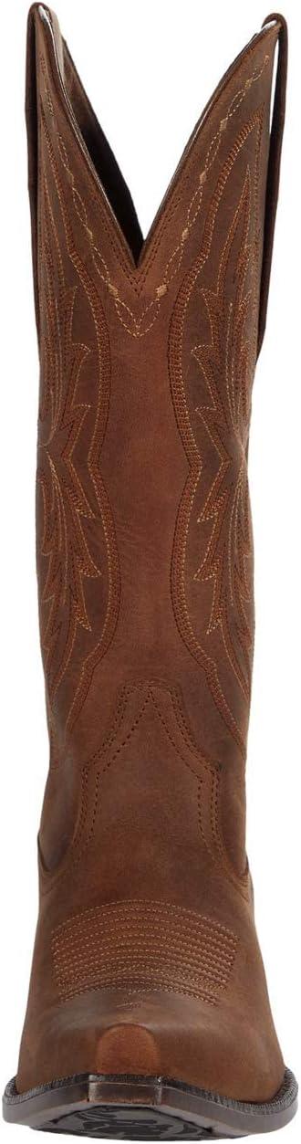 imageAriat womens Heritage X Toe Elastic Wide Calf Western BootWestern BootBrown