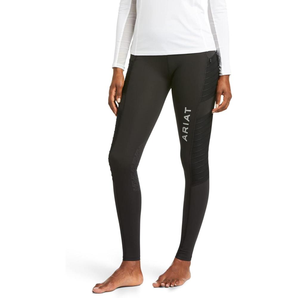 imageARIAT Womens Eos Moto Knee Patch TightBlack