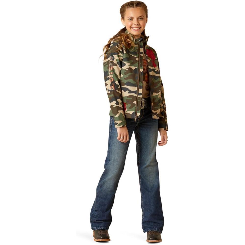 imageARIAT Womens New Team Softshell Jacket BlackWild West Usa