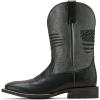ARIAT Men’s Circuit Patriot Cowboy Boot Western(Black Night/Gunmetal)