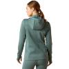 ARIAT Women’s Lumina Full Zip Hoodie(Silver Pine)