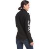 ARIAT Women’s New Team Softshell Jacket, Black(Black)