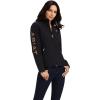 ARIAT Women’s New Team Softshell Jacket, Black(Black/Leopard)