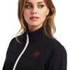ARIAT Women’s New Team Softshell Jacket, Black(Black/White)