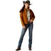 ARIAT Women’s New Team Softshell Jacket, Black(Chestnut Horse)