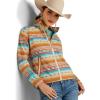 ARIAT Women’s New Team Softshell Jacket, Black(Fallon Serape Print)