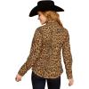 ARIAT Women’s New Team Softshell Jacket, Black(Lila Leopard)