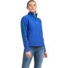 ARIAT Women’s New Team Softshell Jacket, Black(Mazarine Blue)