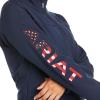 ARIAT Women’s New Team Softshell Jacket, Black(Navy Usa)