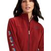 ARIAT Women’s New Team Softshell Jacket, Black(Rouge Red/Celestial Serape)