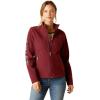 ARIAT Women’s New Team Softshell Jacket, Black(Tawny Port/Baja)