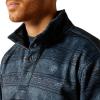 ARIAT mens Wesley Sweater(Blue Southwest Serape)