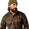 ARIAT mens Wesley Sweater(Brown Southwest Serape)