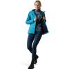 ARIAT womens Spectator Waterproof Jacket(Mosaic Blue)