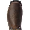 Ariat Heritage Roughstock Western Boot – Men’s Square Toe Leather Work Boot(Dark Brown/Black)