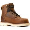 Ariat Men’s Rebar Lift 6″ Waterproof Composite Toe Work Boot(Distressed Brown)