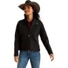 ARIAT Women’s New Team Softshell Jacket, Black(Black/Serrano Southwest Print)