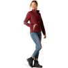 ARIAT Women’s New Team Softshell Jacket, Black(Tawny Port/Baja)