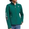 ARIAT Women’s New Team Softshell Jacket, Black(Verde)
